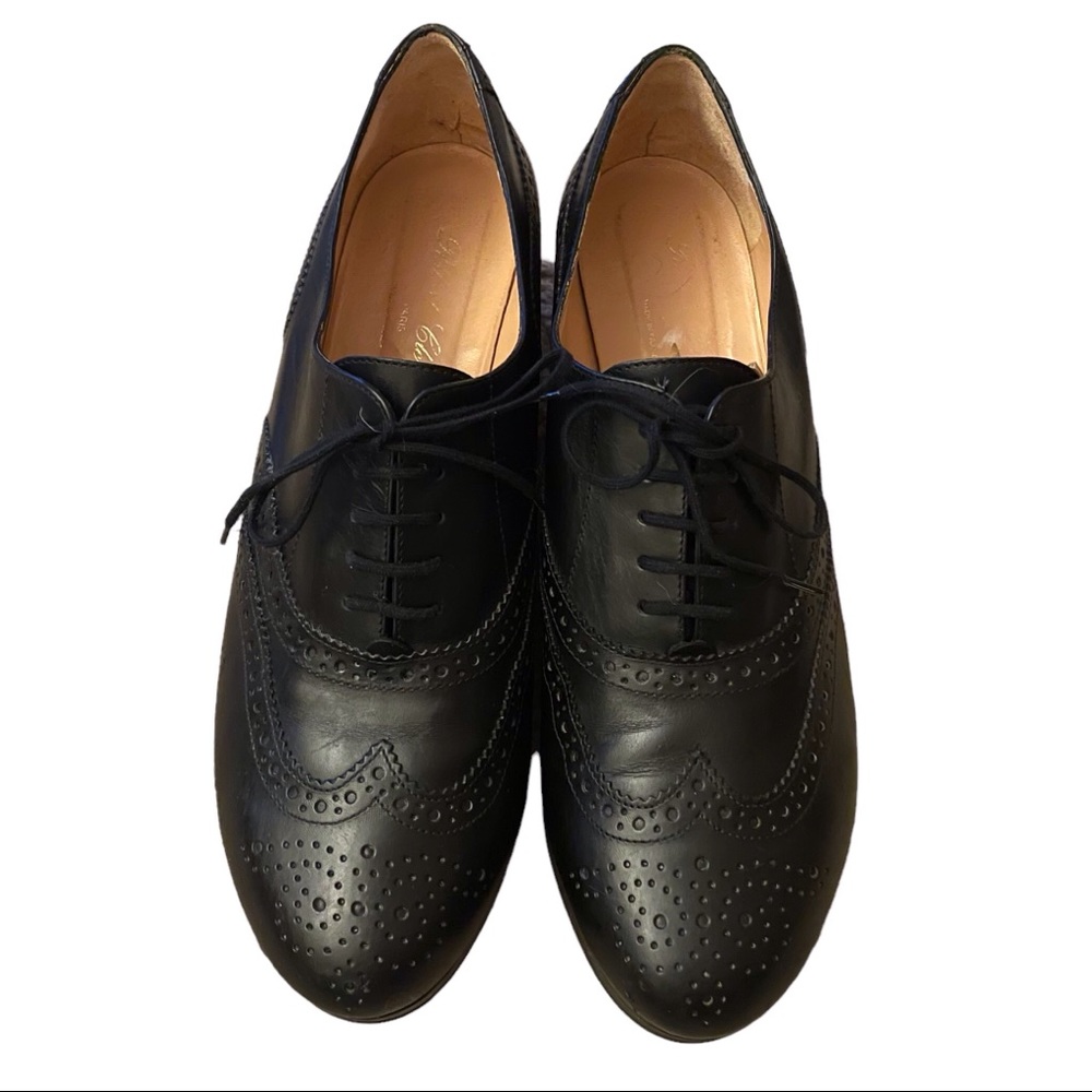 Robert Clergerie Demile Platform Patent Oxford Lace Up Loafers - Picture 4 of 13